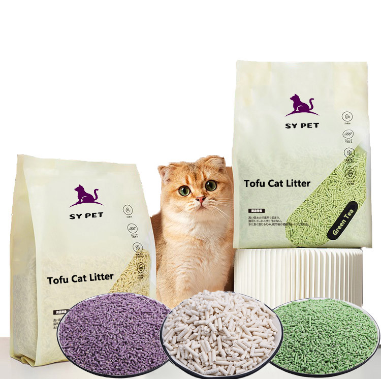 The Sand Cat Gato Chimuelo Clumping Low Price Flushable Tofu Cat Litter